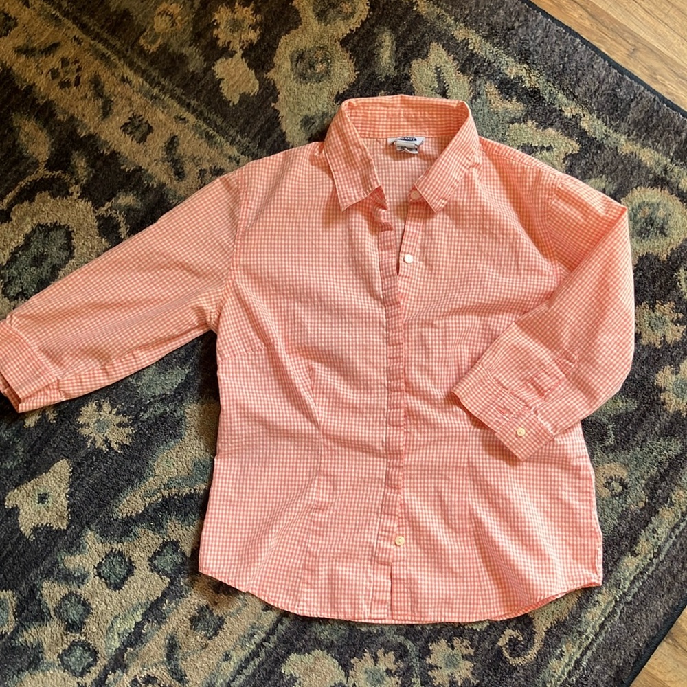 3/4 sleeve collared shirt